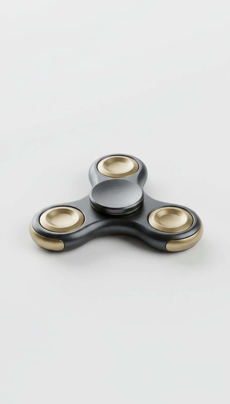 Brushed Steel Fidget Sphere