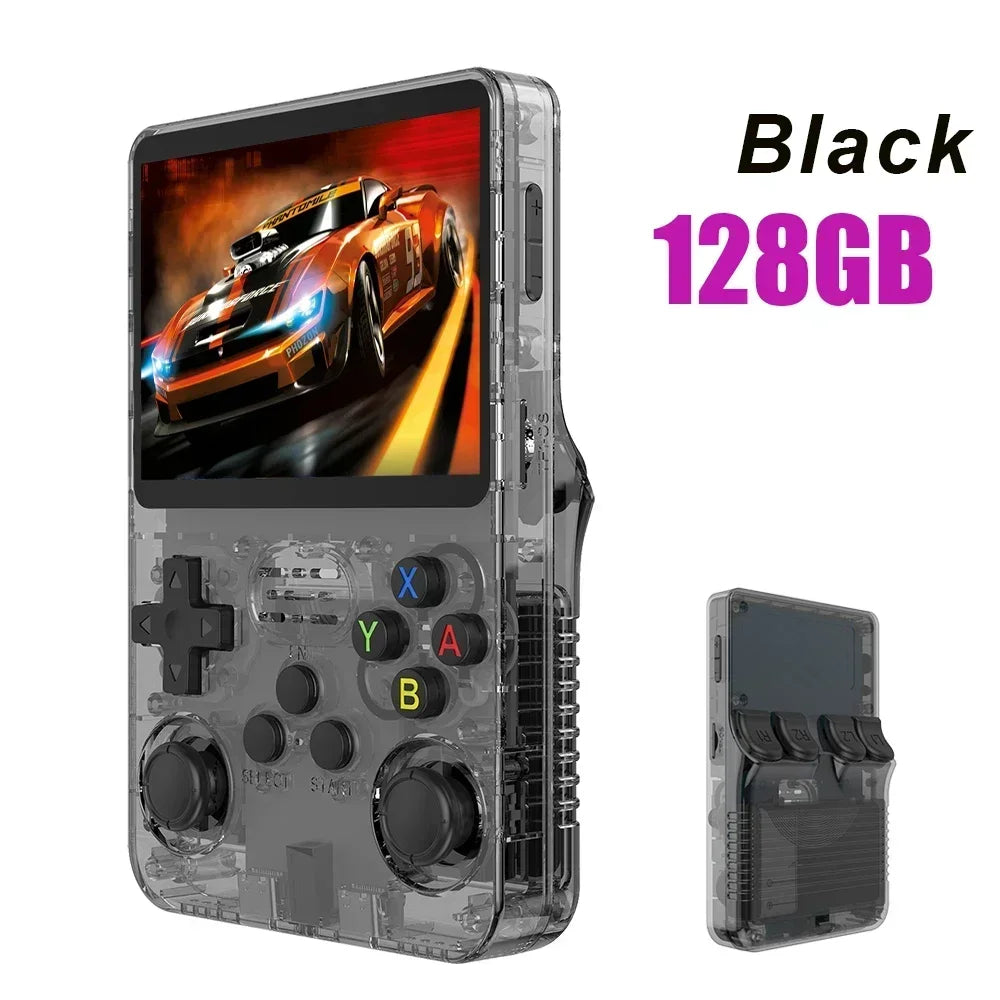R36S Handheld Game Console 3.5Inch IPS Screen 64G Classic Retro Games Consoles  Portable Pocket Video Game Player