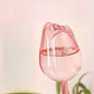 Pink tulip plant watering balls, suitable for indoor and outdoor plants, automatic plant drippers, and automatic watering