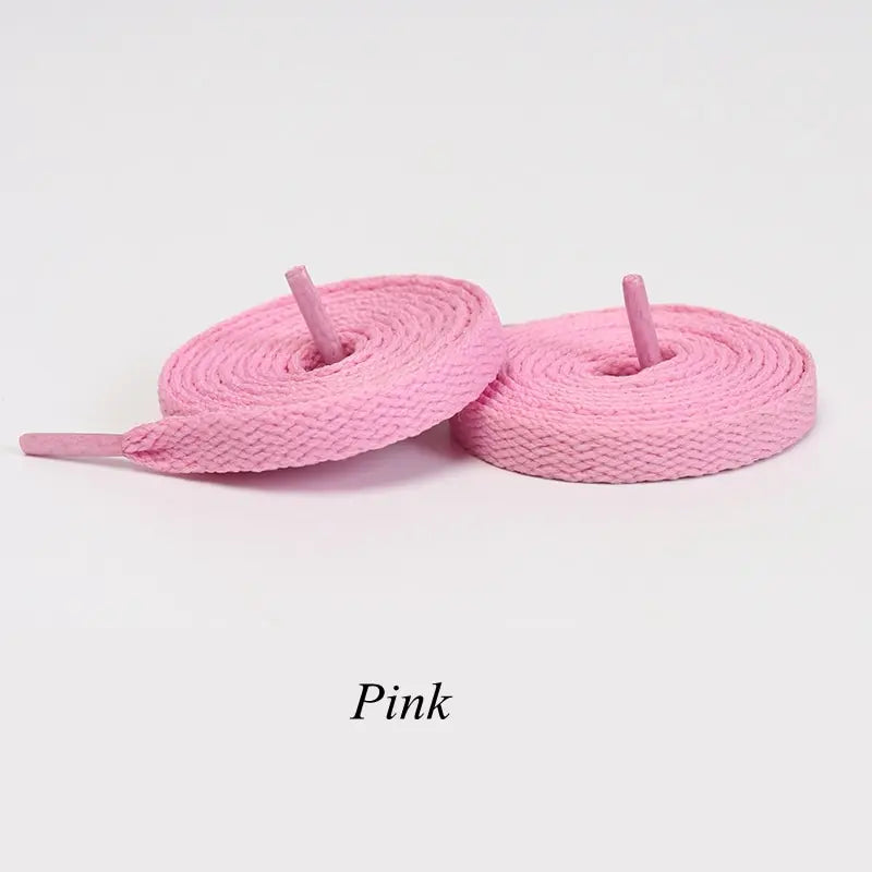 1Pair Flat Shoelaces Classic Quality Rope Laces Solid Casual Sneakers Shoelace Shoe Accessories 100/120/140/160/180CM