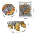 New creative decompression  drop resistant fingertip Rotational gyroscope mechanical deformation robot children's toy Boy Gift