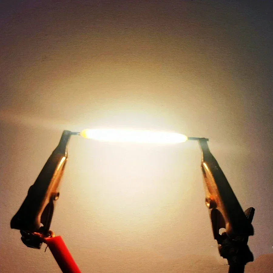 5~100PCS Per Box 3V 38mm LED Filament Multicolour COB Edison Bulb Lamp Incandescent Light Diodes Accessories Holiday Lighting