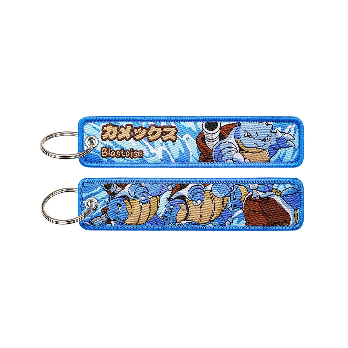 Cute Anime Elf Embroidery Key Fobs Cool Game Key Tags Keychains for Motorcycles Cars Fashion Key Rings Accessories Gifts 1pcs