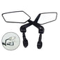 1/2PCS Bicycle Rearview Mirror 360 Degree Adjustable Rotatable Universal Cycling Handlebar Rear View Mirrors for MTB Road Bike