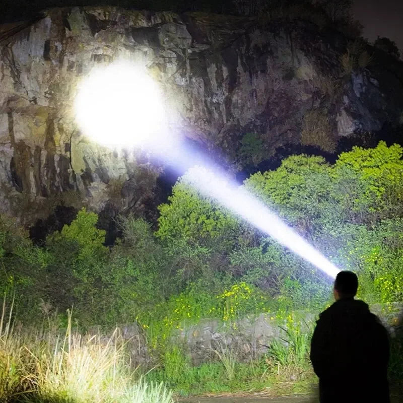 LED Head Mounted Magnetic Flashlight for Night Fishing - Outdoor Headlights with Long Battery Life Strong Light Charging