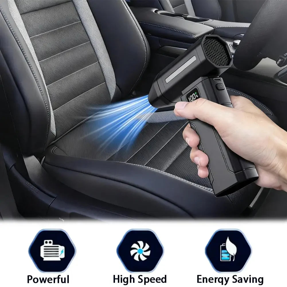 X8 Brushless Turbo Jet Fan Blower 150000RPM Powerful Electric Air Blower Vacuum Dust Cleaner Portable Dust Cleaner Violent Fan