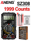 ANENG SZ308 Digital Multimeter   AC/DC Current Meter Voltage Resistance Meter Electrician LCD Screen Ohm Square Wave Test