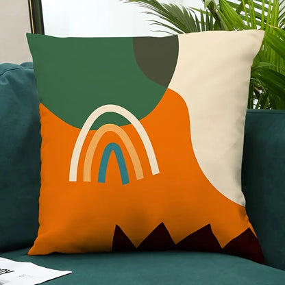 Morandi Abstract Geometric Pillow Cover 18x18