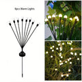 10 LED Solar Garden Lights Firefly Waterproof Solar Lights Outdoor for Yard Patio Pathway Christmas Decorations Solar Lamp