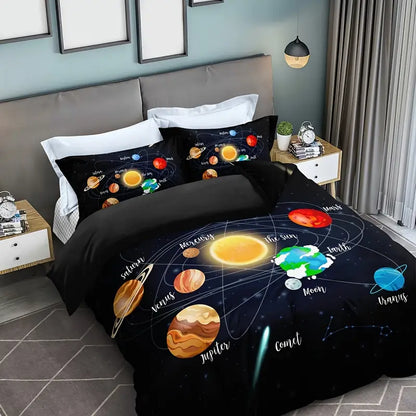 Galactic Dreams 3-Piece Duvet Set