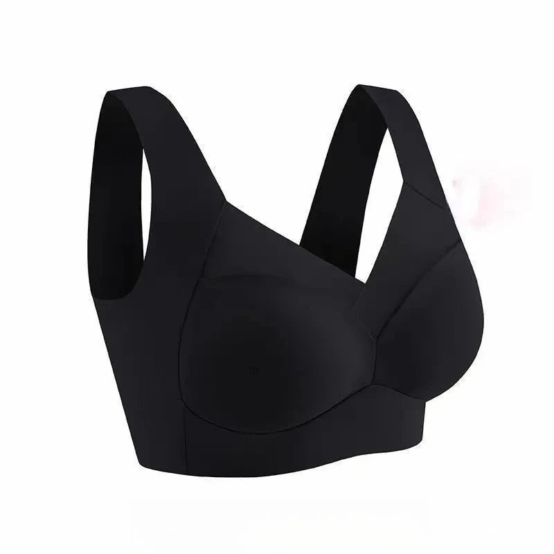 2026 New Women Lace Sport Bras Plus Size Seamless Bra Bralette Backless Lady Brassiere Vest Female Gathers Shock-Proof Wireless