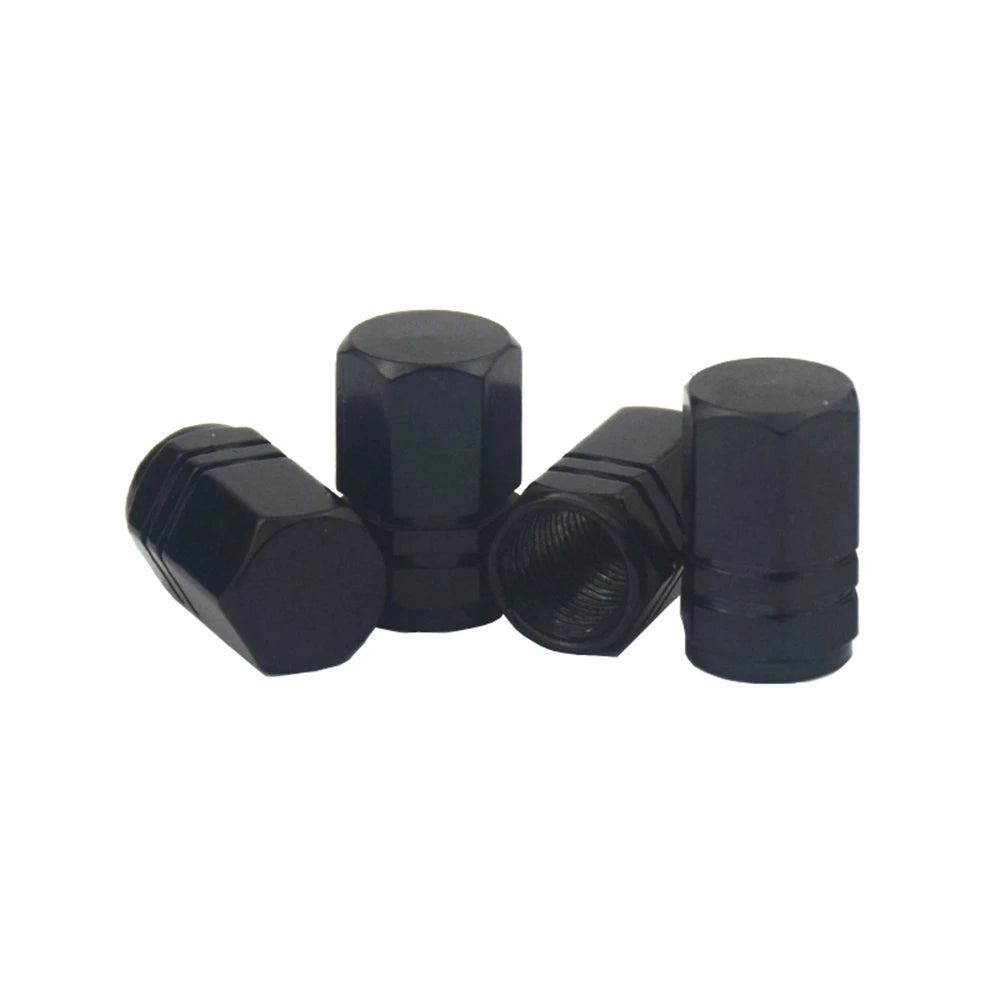 4Pcs Aluminum Tire Valve Caps Car Rim Plugs Tire Valve Cover valve stem Nipple Caps Motorcycle Car Wheel Plugs