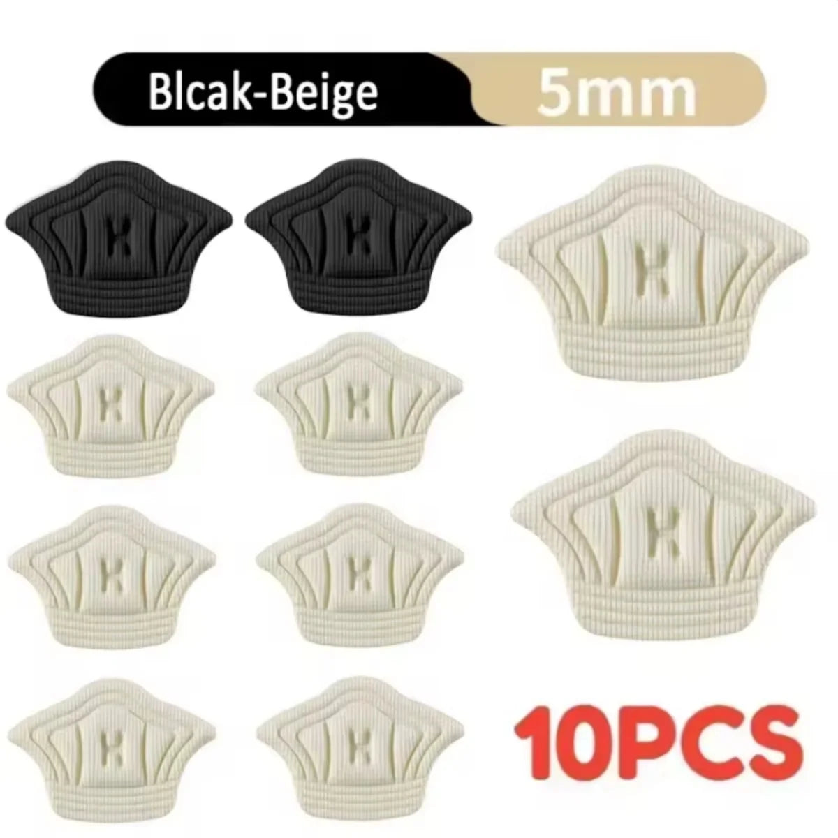 5Pairs Insoles For Shoes Patch Heel Pads For Sport Shoes Adjustable Size Feet Pad Insole Heel Protector Back Sticker Shoe Pad
