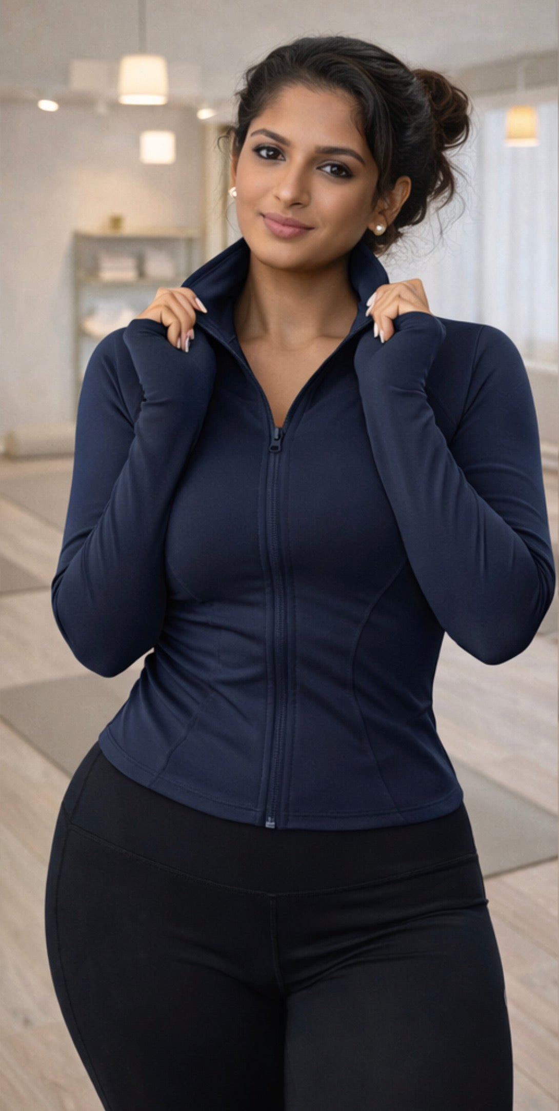 2025 Fall Pilates Quick-Dry Athletic Jacket for Women - Ideal for Gym Workouts & Outdoor Running