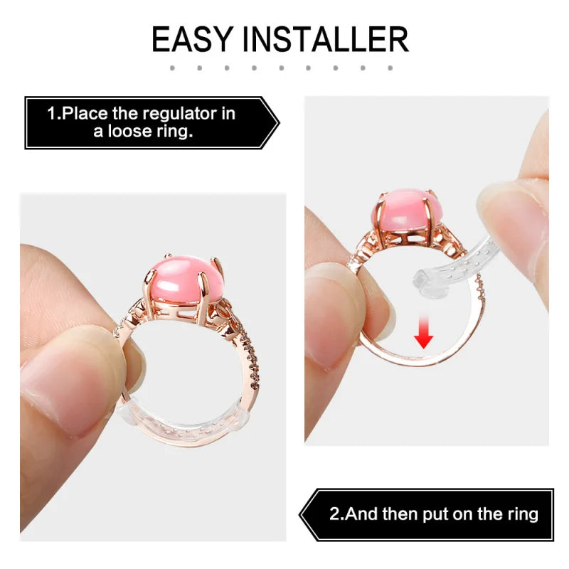 Borderless / Transparent Ring Sizer Pad – Invisible Fit Adjuster