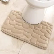 Plush U-Shaped Memory Foam Bath Rug