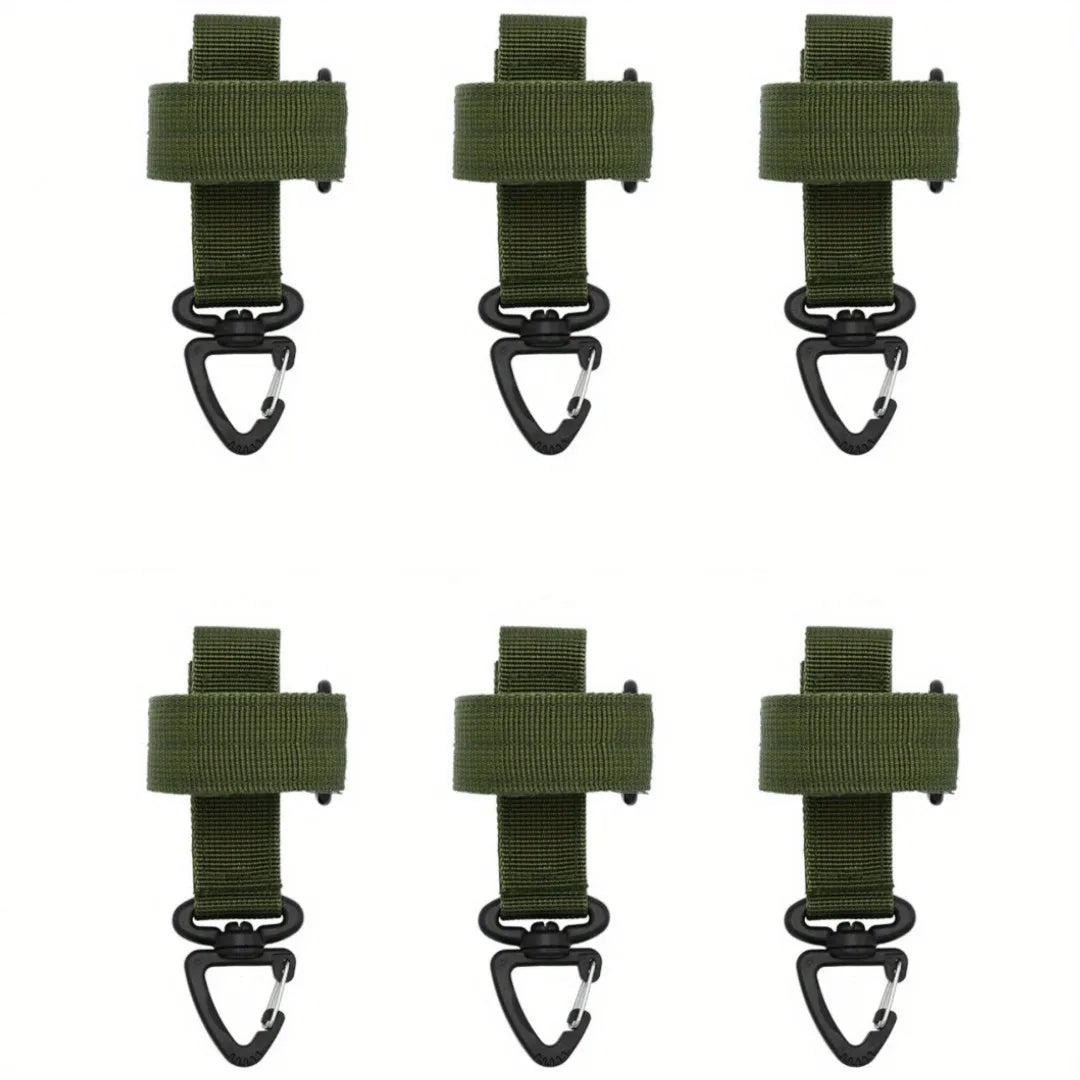 1/3/6 Pcs New Multi-purpose Nylon Gloves Buckle Tactical Glove Hook Safety Clip Outdoor Hiking Climbing Rope Storage Accessories