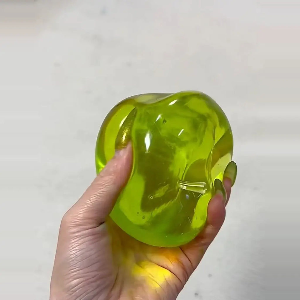 Green Apple Pinch Le Green Tea Wave Soda Pinch Shapeable Slow Rebound Maltose Ball Suction Hand Decompression Toy