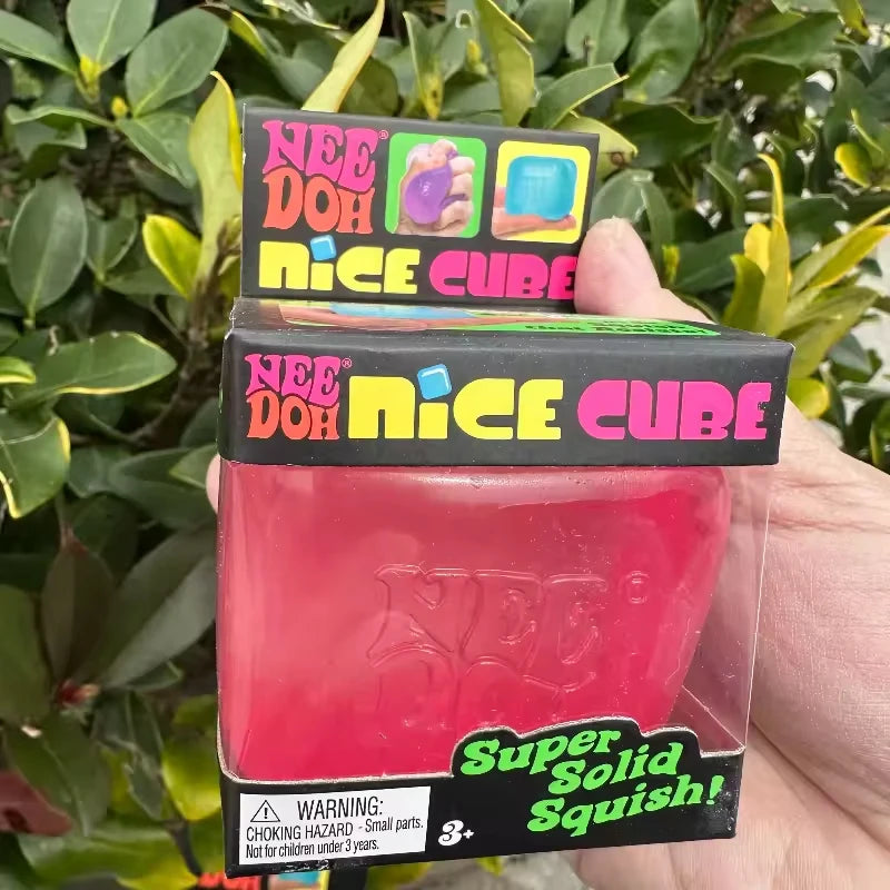 NEW Squishy Cube Fidget Toy –  Stress Relief,  Anxiety &  Focus  Booster, Soft Squeeze, Portable, Kids & Adults Fun, Sensory Toy