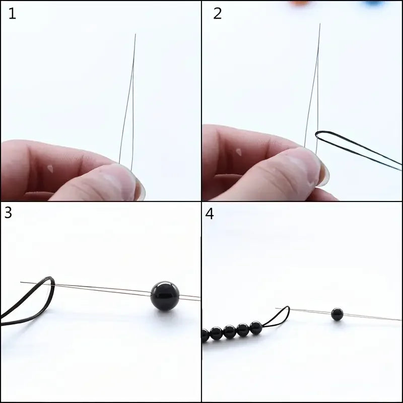 A Box Of 10 Open Needles Two Of Each Of Five Sizes Open Needles Beading Needles DIY Handmade Beading Tool Jewelry Accessories