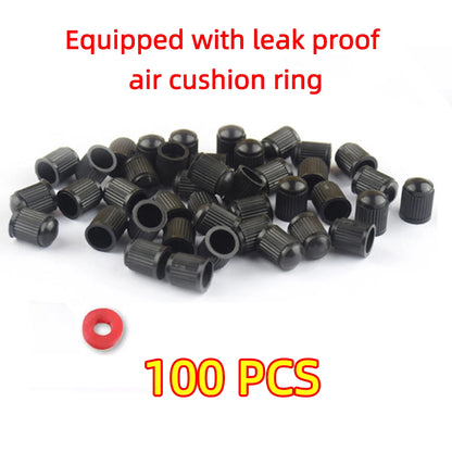 Tire Stem Valve Caps with Rubber Ring Universal Stem Covers rucks Airtight Seal Heavy Duty Cap Decor Covers Dome Shape Dust