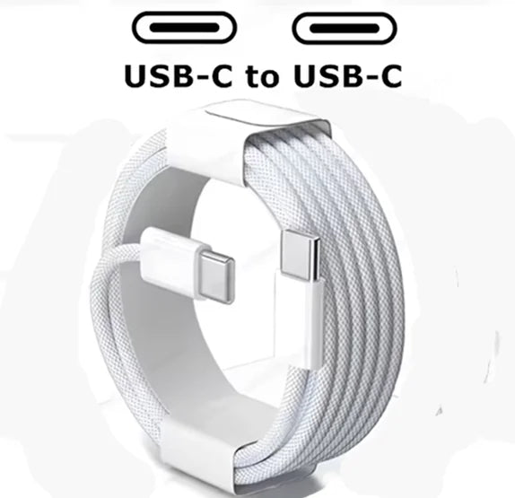 Original PD 60W Fast Charger 6A USB C to Type C Cable For Apple iPhone 15/16 Pro MAX Quick Charging For Xiaomi Samsung S24 Cable