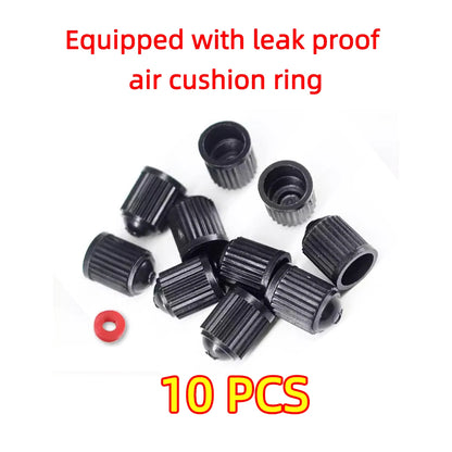 Tire Stem Valve Caps with Rubber Ring Universal Stem Covers rucks Airtight Seal Heavy Duty Cap Decor Covers Dome Shape Dust