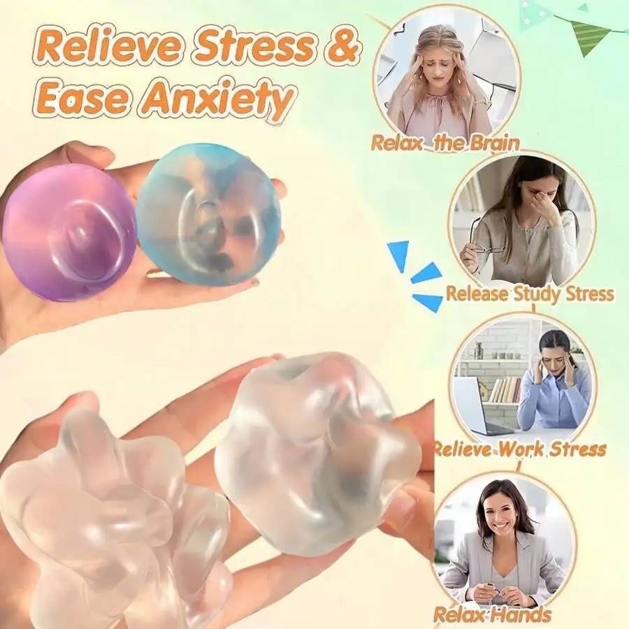 Moldable Slow Rebound Coconut Oil Handmade Squeezing Ball, Anxiety Relief Toy, Fidget Toy, Hand Stress Relief, Easter Toy