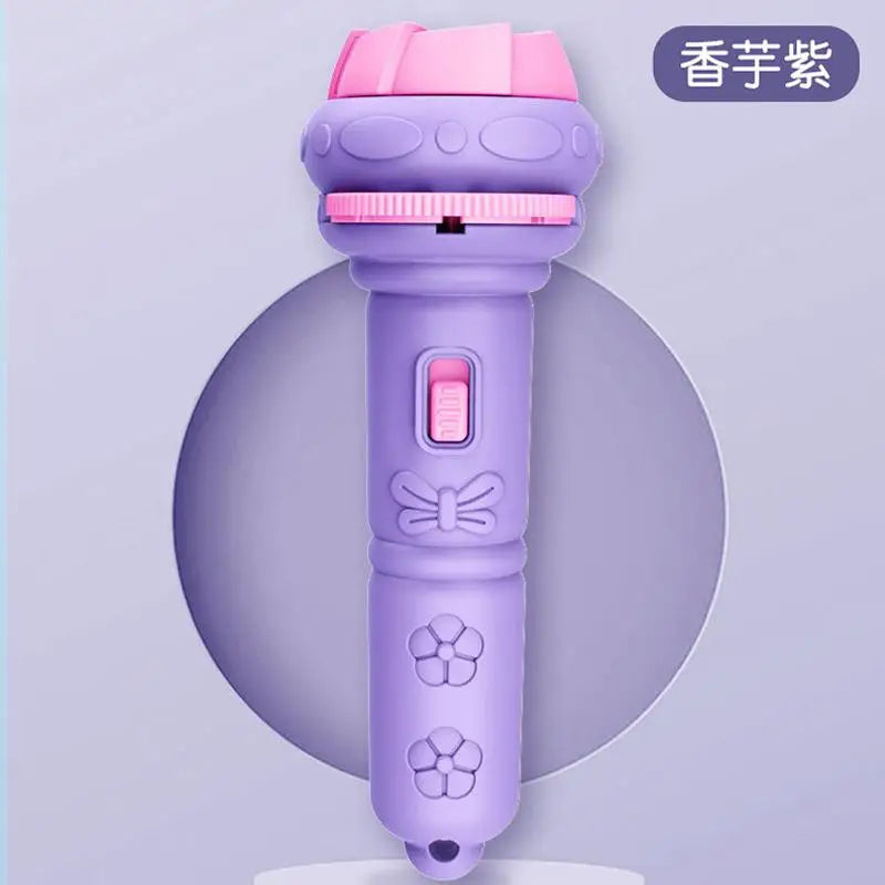 10 Cards Cartoon Projection Flashlight 80 Patterns Creative Children Flashlight Toy Projector Baby Toys Bedtime Story Book Toy