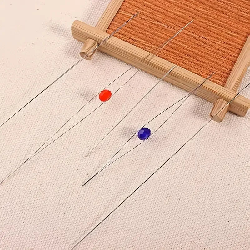 A Box Of 10 Open Needles Two Of Each Of Five Sizes Open Needles Beading Needles DIY Handmade Beading Tool Jewelry Accessories