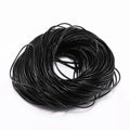 2/5 Meters/Lot 1-6mm Genuine Cow Leather Round Thong Cord DIY Bracelet Findings Rope String For Jewelry Making