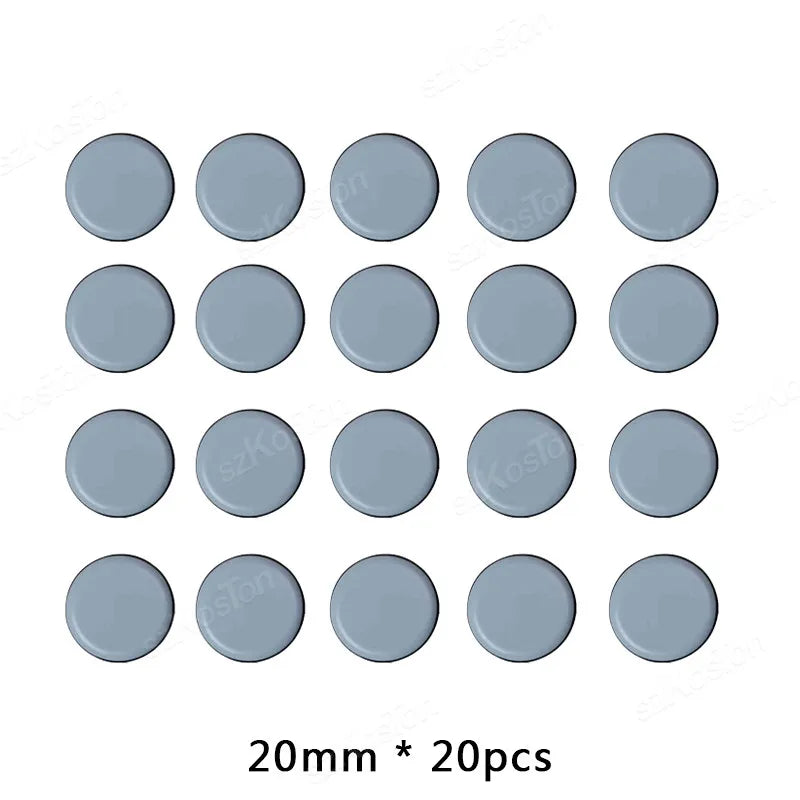 20PCS Furniture Slider Pads Table Chair Leg Sliding Block Anti Scratch Easy Move Heavy Furniture Leg Mat Thickened Moving Pads