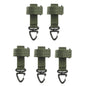 Multi-purpose Nylon Gloves Hook Work Gloves Safety Clip Outdoor Tactical Climbing Rope Camping Hanging Buck Outdoor Camping