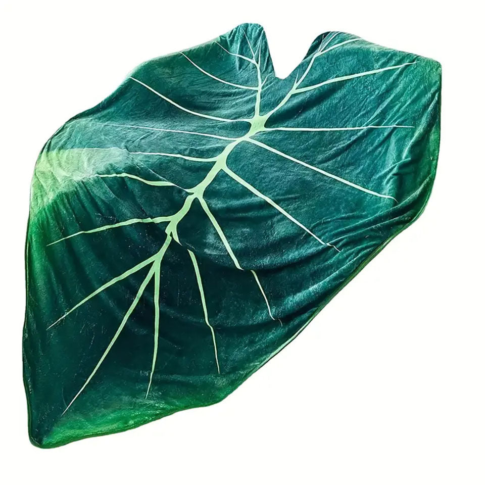 Leafy Comfort Flannel Blanket