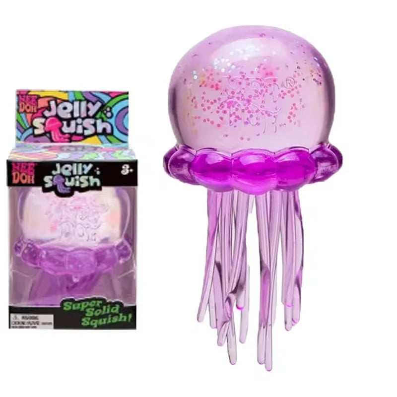 Needoh Jellyfish Beach Water Play Outdoor Squeeze Toy blind box Simulated Jellyfish Stress Balls Relief Fidget Toy gift 2026 New