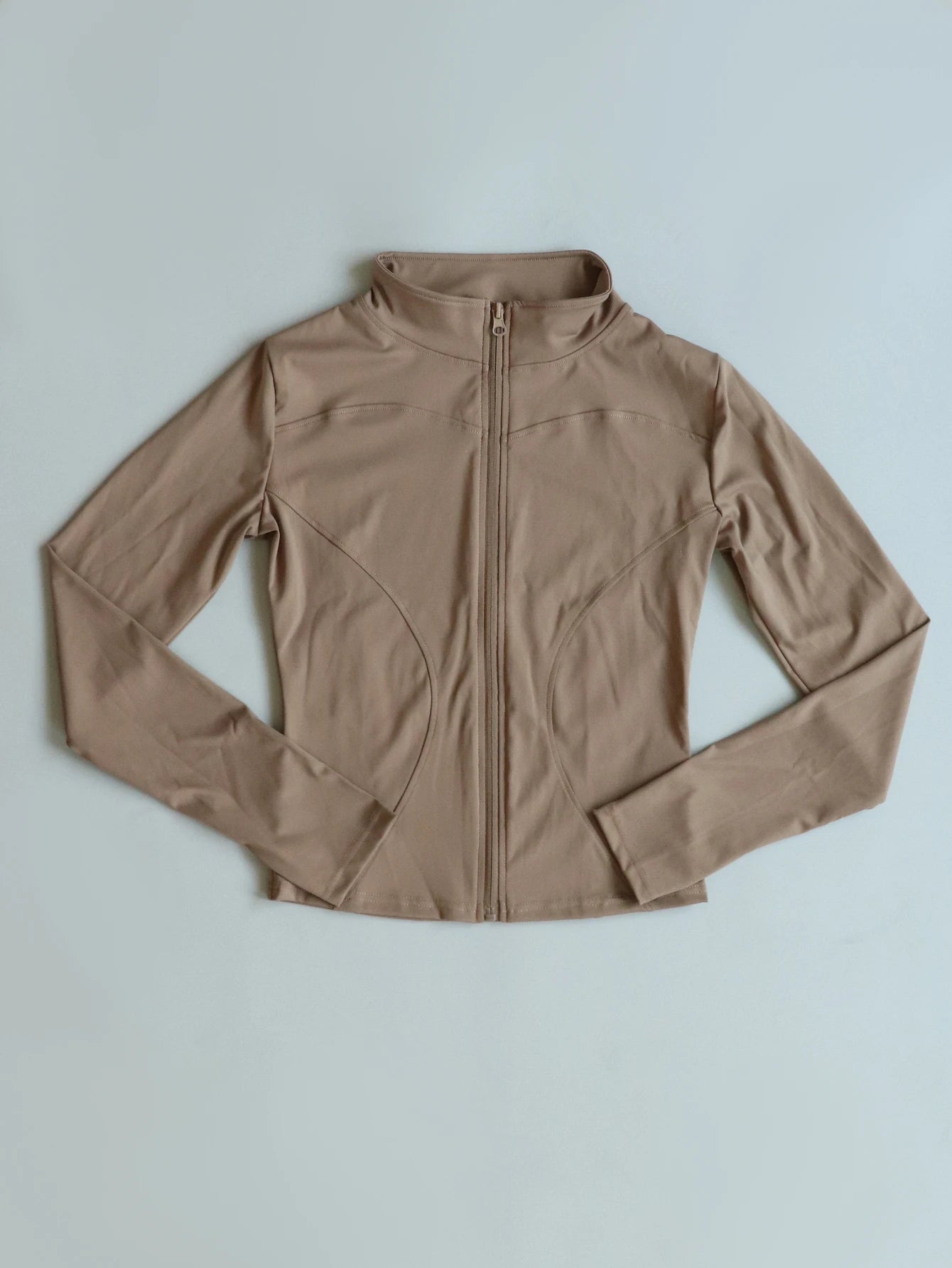Women Zip Fitness Yoga Shirt Long Sleeve Sports Jacket Gym Top Activewear Running Coats Workout Clothes Woman