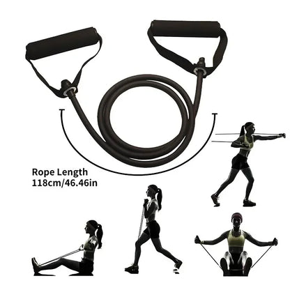 Resistance Bands with Handles for Home Gym, Exercise Strength Training Bands for Men Women, Portable Fitness Workout Equipment