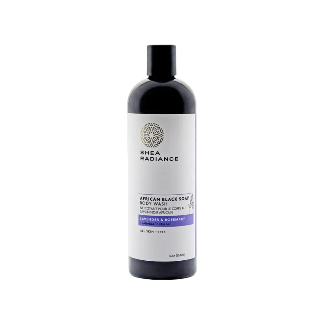 African Black Soap Body Wash with Colloidal Oatmeal for Dry & Sensitive Skin