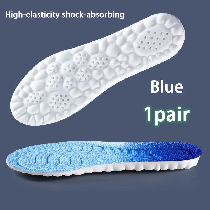 Unisex Arch Support Insoles Cushioned Sports Insoles Breathable Moisture-Wicking Insole 1Pair