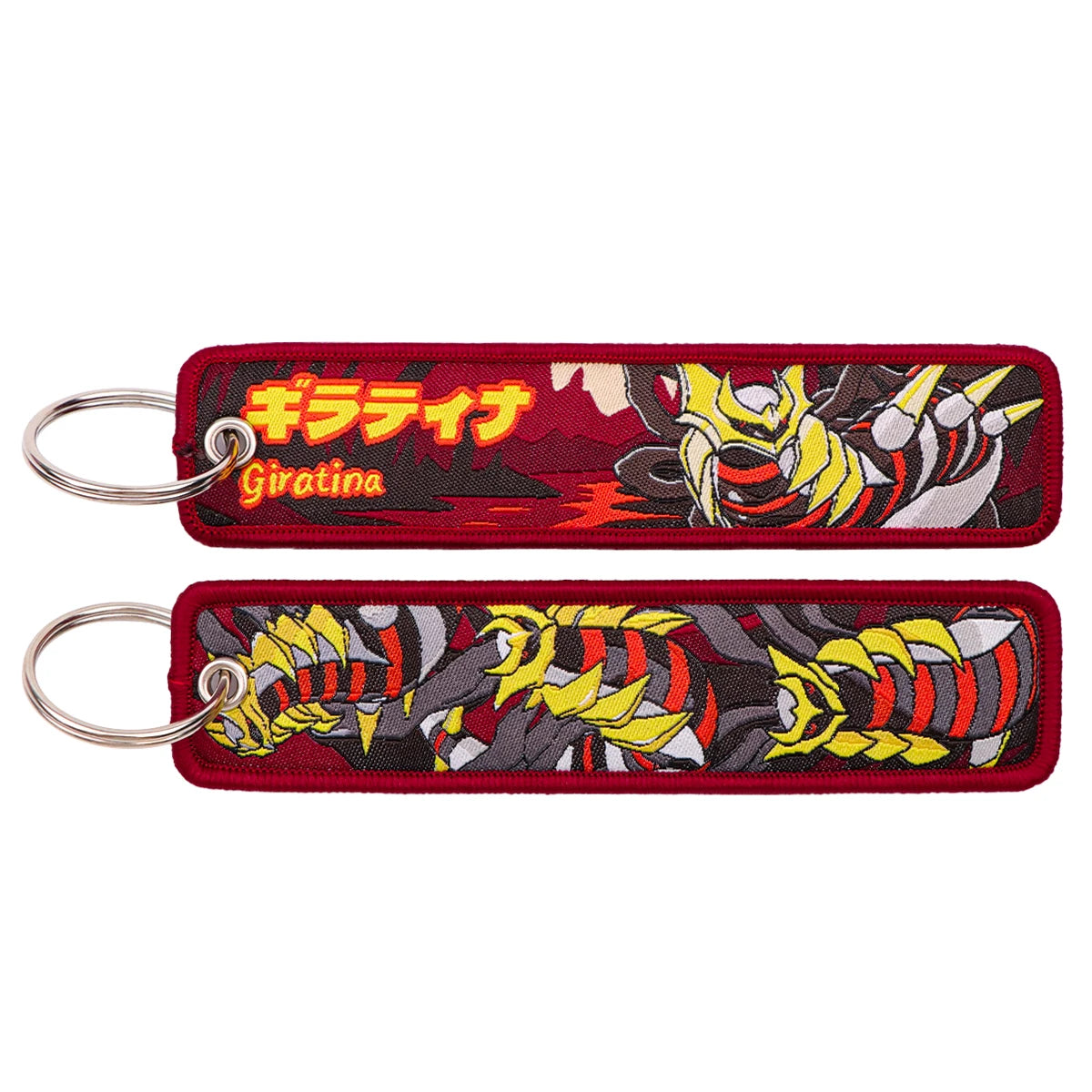 Cute Anime Elf Embroidery Key Fobs Cool Game Key Tags Keychains for Motorcycles Cars Fashion Key Rings Accessories Gifts 1pcs