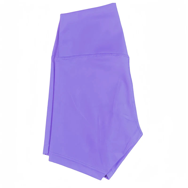 Women Sports Shorts High Waist Yoga Shorts Slim Fit Butt Lift Gym Running High Elastic Biker Shorts