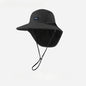 Summer Wide Brim Waterproof and Quick-drying Panama Caps Outdoor Visor Bucket Hats Mesh Breathable Sun Hat with Neck Flap Hiking