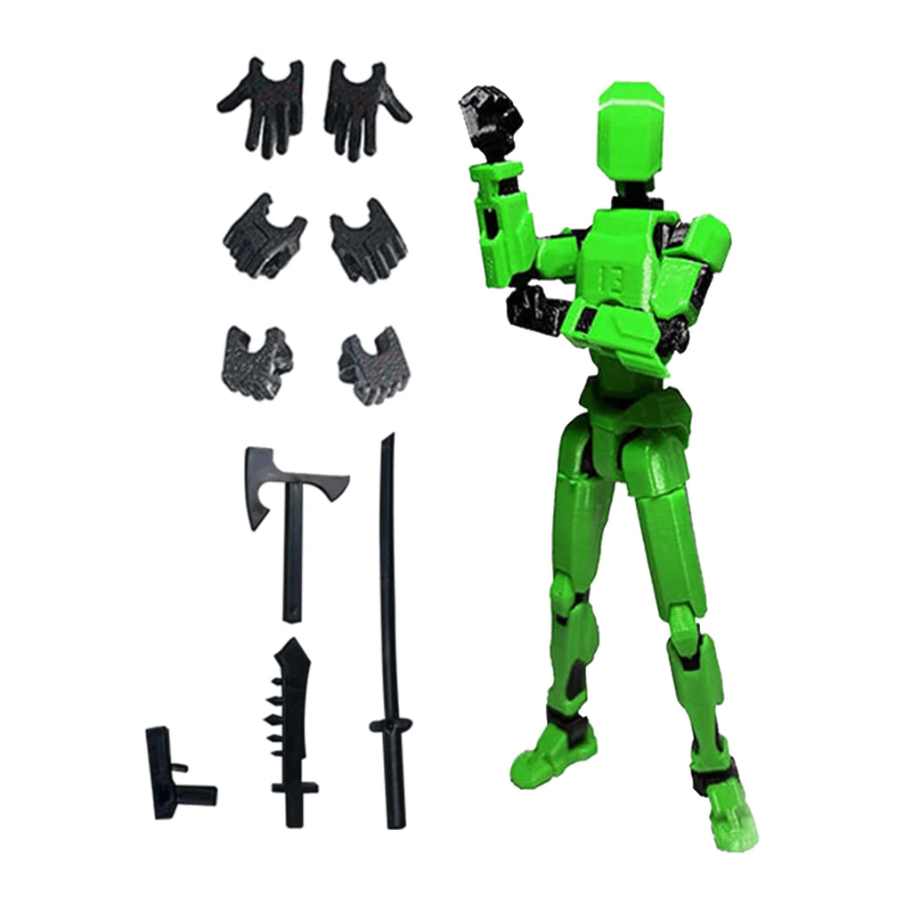 1PCS 13 Joints Figure Articulate Movable Dummy Doll Diy Assembly Toy 3D Printed Action Figure Stop Motion Animation Dummy