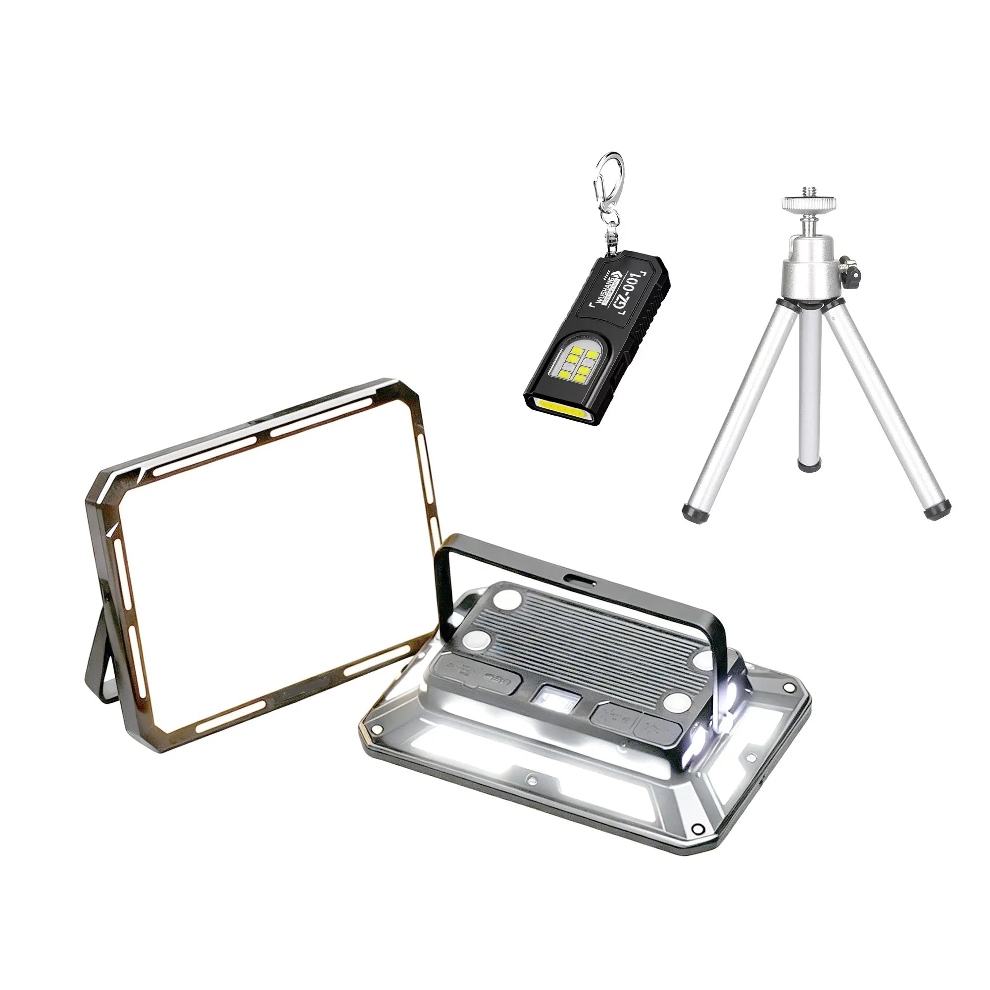 LED Camping Tent Light 30H Long Endurance Strong Magnetic Mountable Bracket 3 Color Modes Red Warning USB C Fast Charge