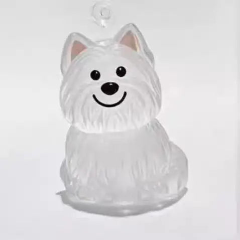 Transparent Dog Hair Storage Container Adorable Pet Keepsake Capsule Pendant With Key Ring for Pet Lovers DIY Memorial Keychain