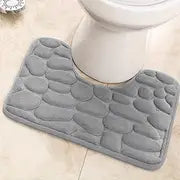 Plush U-Shaped Memory Foam Bath Rug