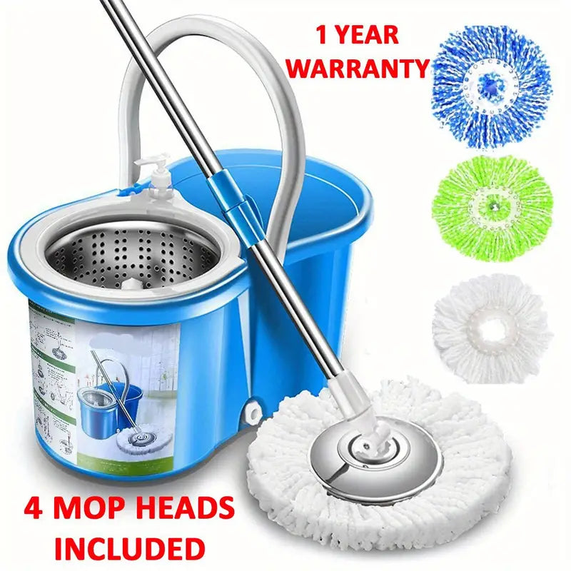 360° Swivel Microfiber Mop Head