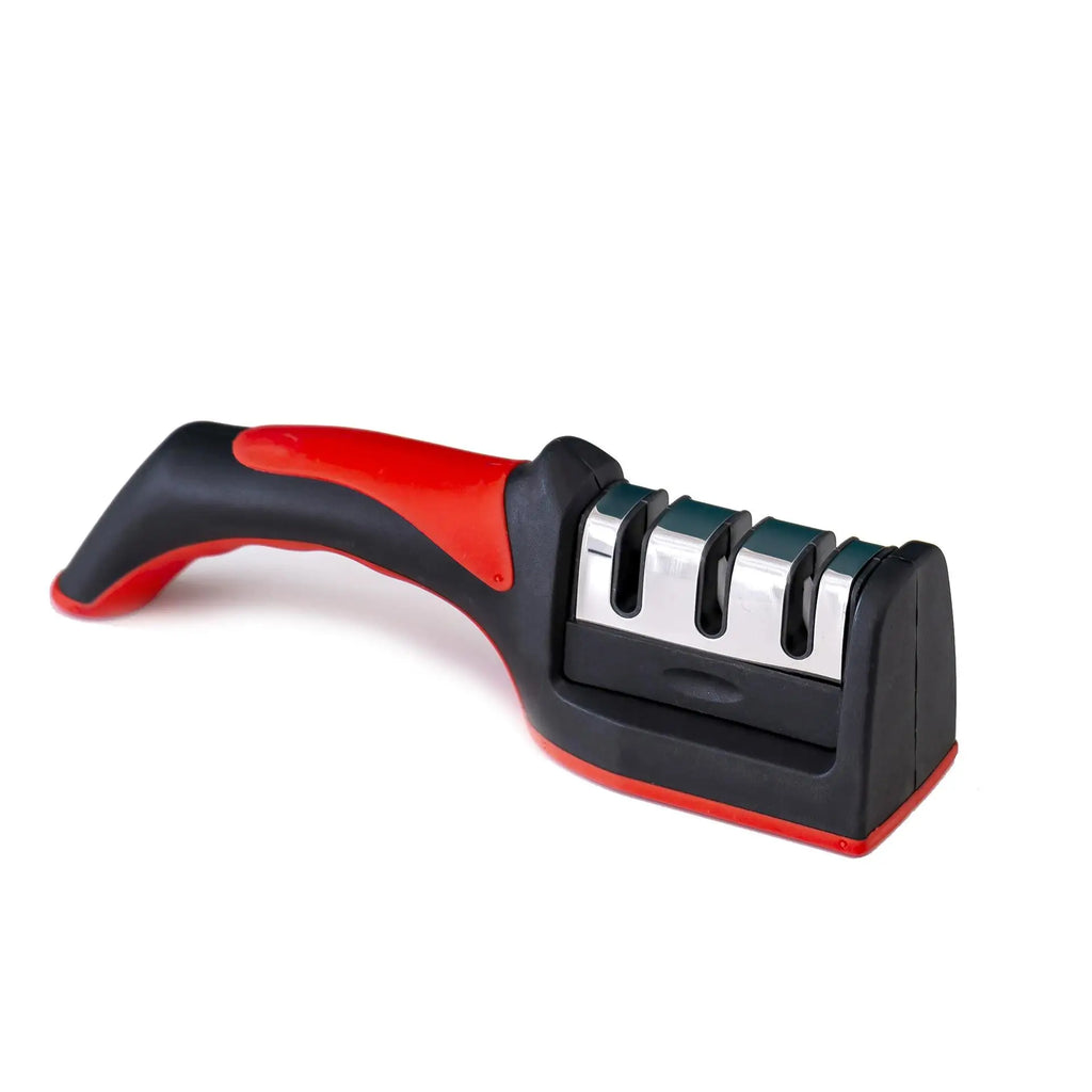 3-Segment Knife Sharpener Knife Sharpeners for Kitchen Knives Stainless Steel Three-Purpose Sharpening Stone for Kitchen Tools