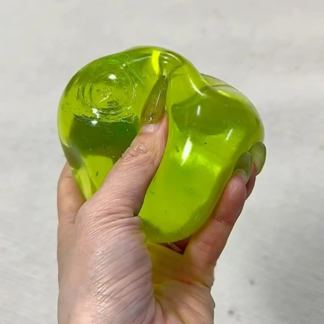 Green Apple Pinch Le Green Tea Wave Soda Pinch Shapeable Slow Rebound Maltose Ball Suction Hand Decompression Toy