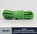 Men's And Women's Sports Shoelaces Color Flat Semicircular Shoelace Suitable For All Shoes Round Laces 23 Colors 1 Pair